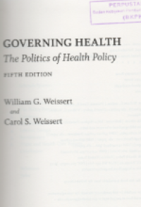 Image of Governing Health : the politics of health policy