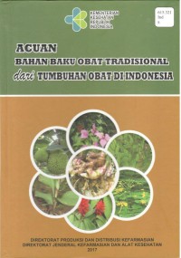 Image of Acuan Bahan Baku Obat Tradisional dari Tumbuhan Obat di Indonesia