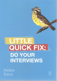 Image of Little Quick Fix : Do Your Interviews