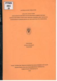 Analisis Lanjut SKMI Keragaman Konsumsi Bahan Makanan Sumber Protein Hewani dan Nabati pada Anak Berusia di Bawah Lima Tahun dan Hubungannya dengan Masalah Gizi Anak Balita di Indonesia