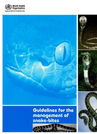 Image of Guidelines for the management of snake-bites