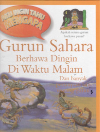 Image of Gurun Sahara Berhawa dingin di Waktu Malam : dan banyak pertanyaan lain tentang gurun