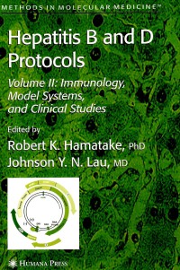 Image of Hepatitis B and D Protocols Vol. II (Immunology, model systems, and clinical studies