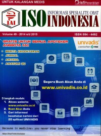 ISO : informasi Spesialite obat Indonesia