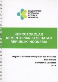 Keprotokolan Kementerian Kesehatan Republik Indonesia