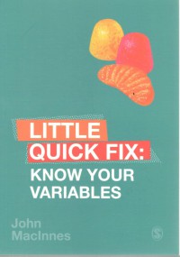 Image of Little Quick Fix : Know Your Variables