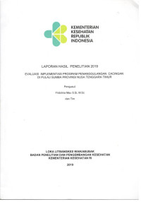 Image of Laporan Hasil Penelitian 2019 Evaluasi Implementasi Program Penanggulangan Cacingan di Pulau Sumba Provinsi Nusa Tenggara Timur