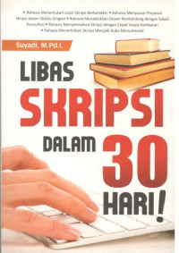 Image of Libas Skripsi dalam 30 Hari!