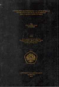 Image of Geographically Weighted Negative Binomial Regression pada Data Bayi Dengan Berat Badan Lahir Rendah