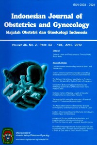 Image of Unicornuate Uterus with Rudimentary Horn and Complicated with Endometriosis
(Uterus Unikornuasi dengan Kornu Rudimenter dan Endometriosis)