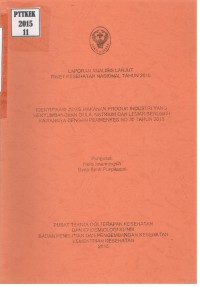 Laporan Akhir Penelitian Pengembangan Tabel Komposisi Pangan Indonesia (Tahap II)