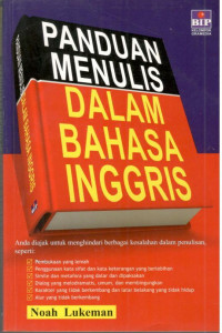Image of Panduan Menulis Dalam Bahasa Inggris