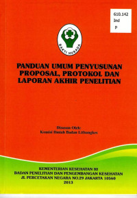 Image of Panduan Umum Penyusunan Proposal, Protokol, dan Laporan Akhir Penelitian