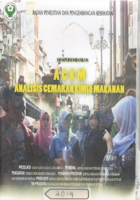 ACKM : analisis cemaran kimia makanan 2014