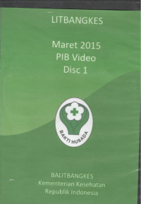 Image of Litbangkes : Maret 2015 PIB Video Dsic 1