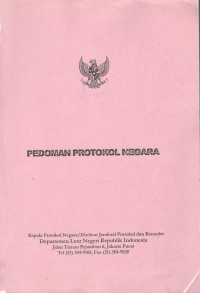 Image of Pedoman Protokol Negara