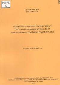 Kesiapan Bidan Praktik Mandiri Terkait Upaya Kewaspadaan Universal pada Pencegahan dan Penularan Penyakit Infeksi