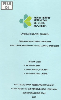 Image of Gambaran Pelaksanaan Program Buku Rapor Kesehatanku di DKI Jakarta Tahun 2017