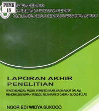 Image of Pengembangan Model Pemberdayaan Masyarakat dalam Mendukung Rumah Tunggu Kelahiran Didaerah Gugus Pulau.