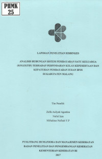 Image of Analisis Lanjut Riset Pembiayaan Kesehatan di Fasilitas Kesehatan Tingkat Pertama (FKTP)