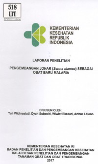 Image of Pengembangan Johar (Senna siamea) sebagai Obat Baru Malaria.