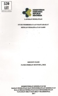 Image of Studi Pemberdayaan Masyarakat dengan Pemanfaatan Jamu.