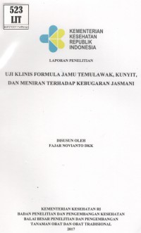 Uji Klinis Formula Jamu Temulawak, Kunyit, dan Meniran terhadap Kebugaran Jasmani.