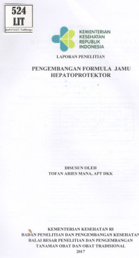 Image of Pengembangan Formula Jamu Hepatoprotektor.