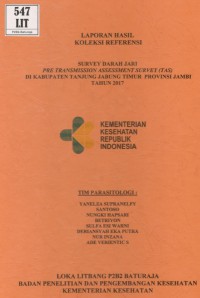Image of Survey Darah Jari Pre Transmission Assessment Survey (TAS) di Kabupaten Tanjung Jabung Timur Propinsi Jambi Tahun 2017.