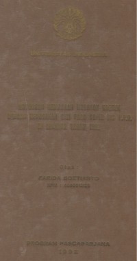 Hubungan Kebiasaan Merokok Kretek dengan Kerusakan Gigi pada Sopir Bis PPD di Jakarta Tahun 1992. (Thesis)