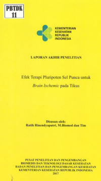Image of Efek Terapi Pluripoten Sel Punca untuk Brain Ischemic pada Tikus