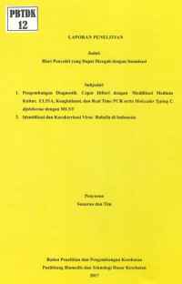 Image of Laporan Penelitian Riset Penyakit yang Dapat Dicegah dengan Imunisasi