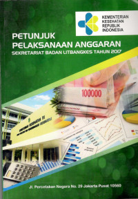 Image of Petunjuk Pelaksanaan Anggaran Sekretariat Badan Litbangkes Tahun 2017