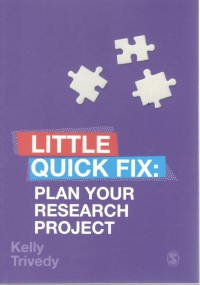 Image of Little Quick Fix : Plan Your Research Projec