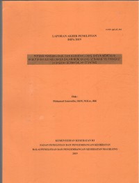 Image of Laporan Akhir Penelitian DIPA 2019 Potensi Pangan Lokal dan Kearifan Lokal untuk Memenuhi Kebutuhan Gizi Keluarga dalam Mendukung Gerakan 