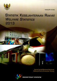 Statistik Kesejahteraan Rakyat Welfare Statistics 2013