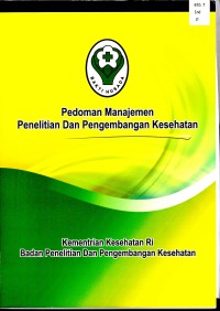 Image of Pedoman manajemen penelitian dan pengembangan kesehatan