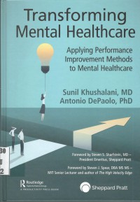 Image of Transforming Mental Healthcare : Applying Performance Improvement Methods to Mental Healthcare