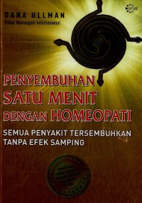 Image of Penyembuhan satu menit dengan homeopati: semua penyakit tersembuhkan tanpa efek samping