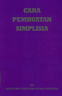 Image of Cara Pembuatan Simplisia