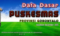 Image of Data dasar Puskesmas provinsi Gorontalo, Bengkulu, Lampung: keadaan Desember 2013