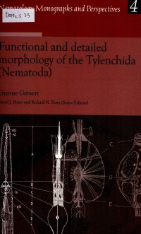 Image of Functional and detailed morphology of the tylenchida (nematoda)