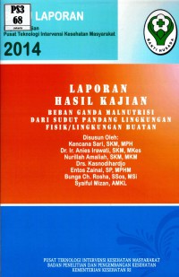 Beban ganda malnutrisi dari sudut pandang lingkungan fisik/lingkungan buatan