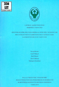 Image of Identifikasi serkaria pada berbagai jenis siput di badan air desa sungai Papuyu kabupaten Hulu Sungai Utara, Kalimantan Selatan (risbinkes)
