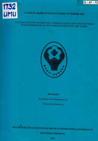 Image of Analisis Genetik Matriptase-2 sebagai Usaha Mencari Penyebab Ketidakberhasilan Suplementasi Besi pada Ibu Hamil. (Laporan Akhir Penelitian Risbin Iptekdok 2012)