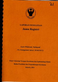 Image of Jamu registri
