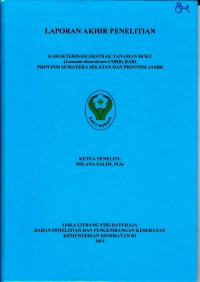 Karakterisasi ekstrak tanaman duku (Lansium domesticum Corr) dari provinsi Sumatera Selatan dan provinsi Jambi