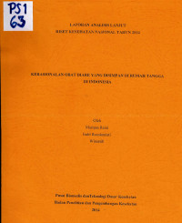 Image of Kerasionalan Obat Diare yang Disimpan di Rumah Tangga di Indonesia. (Analisis Lanjut)