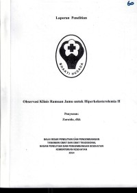 Observasi klinis ramuan jamu untuk hiperkolesterlemia II