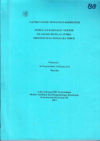 Image of Pemetaan kasus dan vektor filariasis di pulau Sumba Provinsi Nusa Tenggara Timur